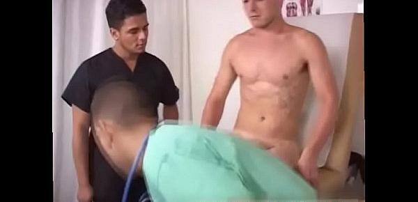  Naked gay man gets physical The Doc stepped in close and groped my